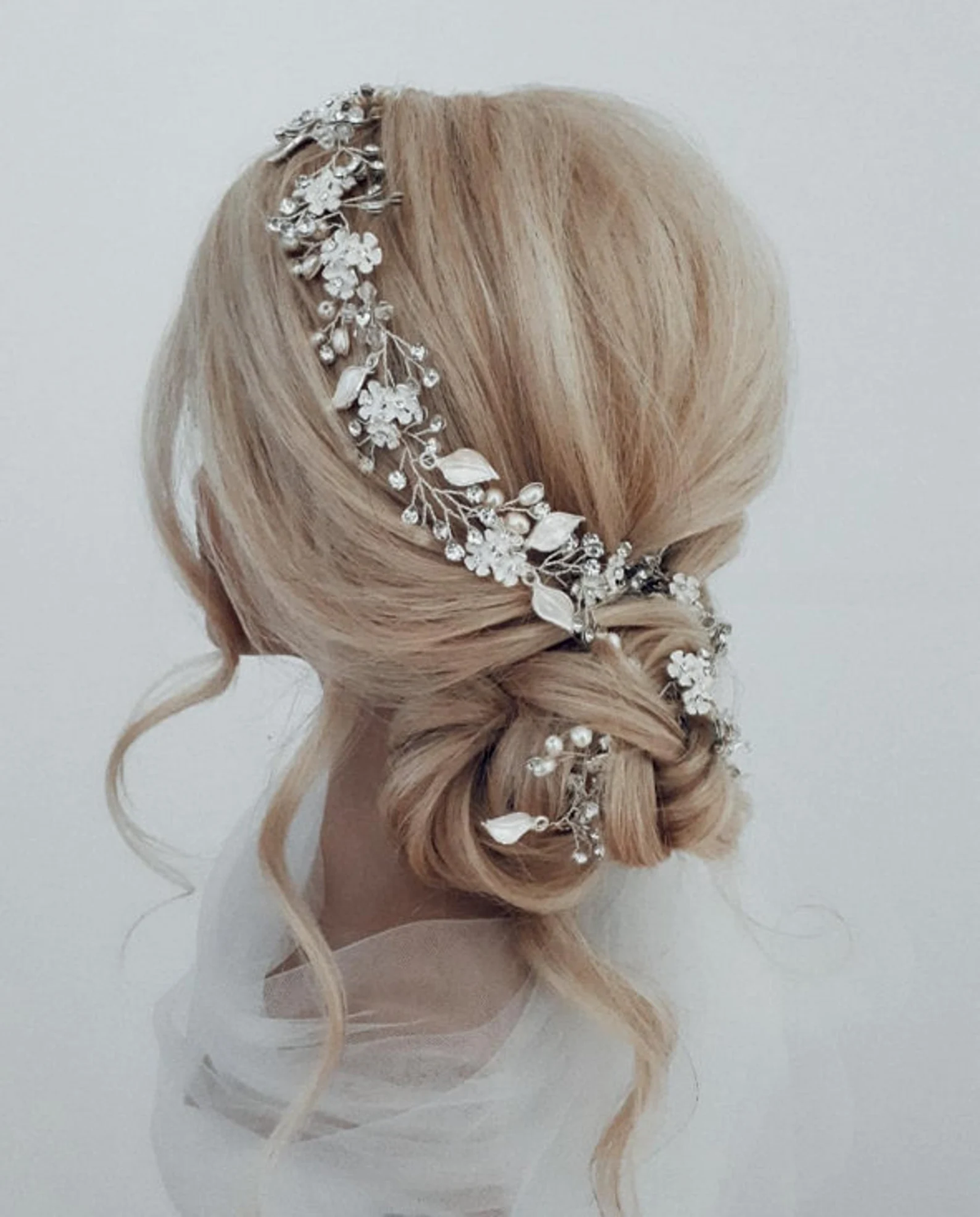 Bridal Hair vine Flower