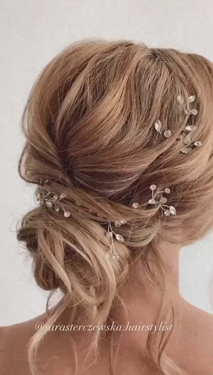 Bridal hair vines